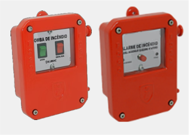 Botoeira de Alarme Prova de Tempo Ip65 Renglan